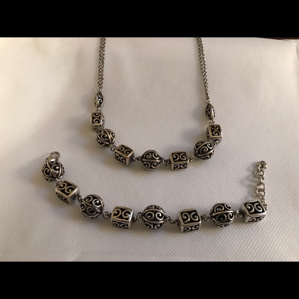 Brighton necklace and bracelet set. Includes both.